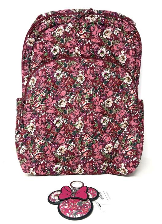 Vera Bradley Handbags - Vera Bradley Minnie Mouse Daisy Duck Hidden Hearts Lrg Backpack Bag Charm EXACT